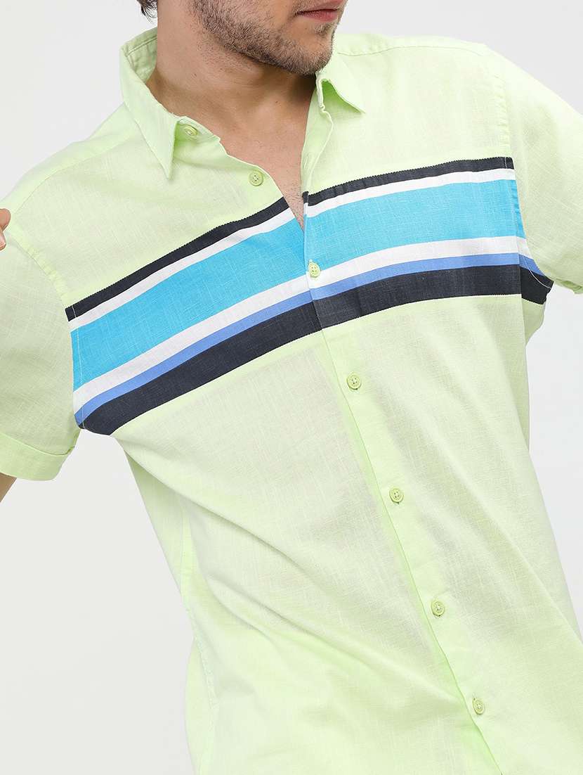 men striped casual shirt - 21488540 -  Standard Image - 5