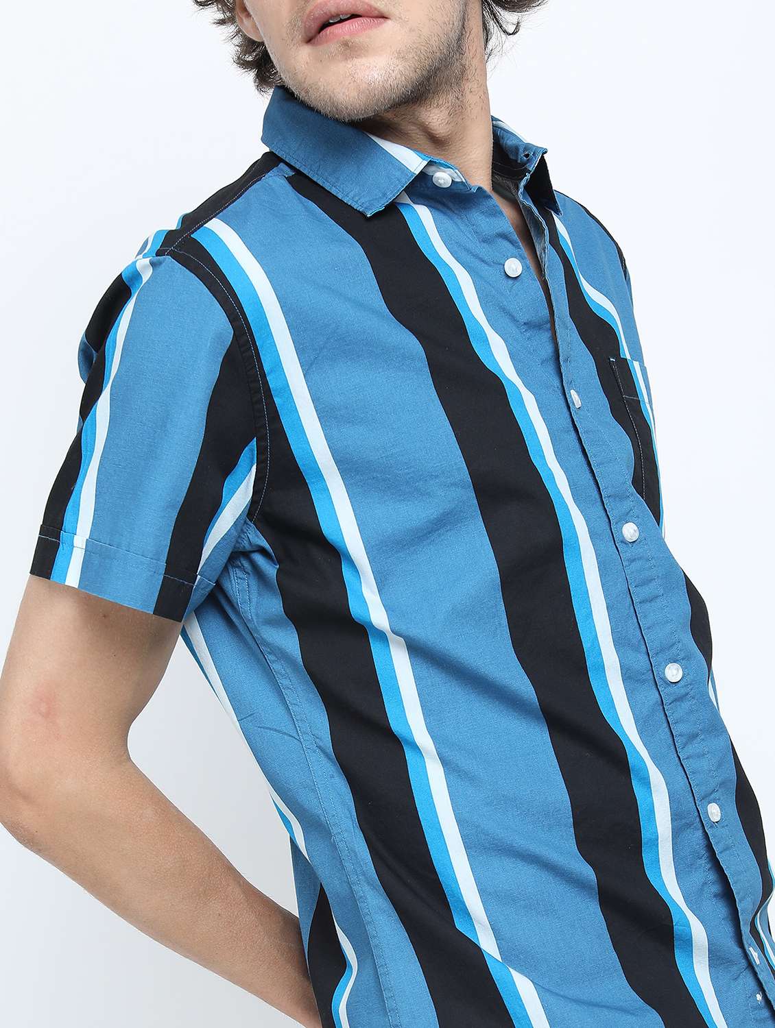 men striped casual shirt - 21488542 -  Standard Image - 5