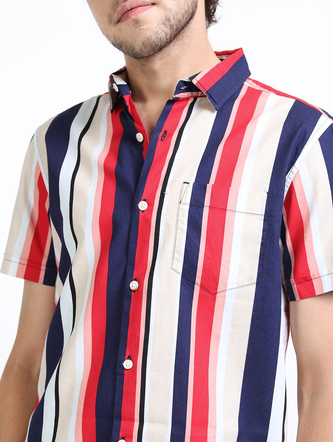 men striped casual shirt - 21488545 - Standard Image - 5