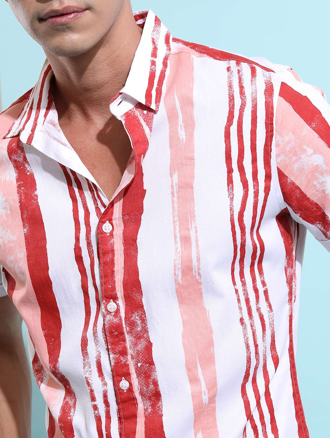 men striped casual shirt - 21488566 -  Standard Image - 5