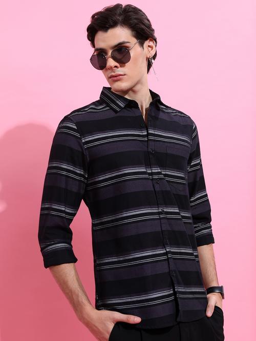 men striped casual shirt - 21488578 -  Standard Image - 0