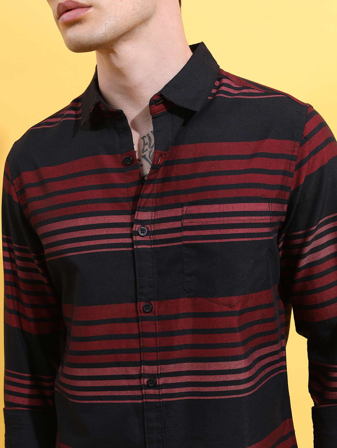 men striped casual shirt - 21488580 -  Standard Image - 5