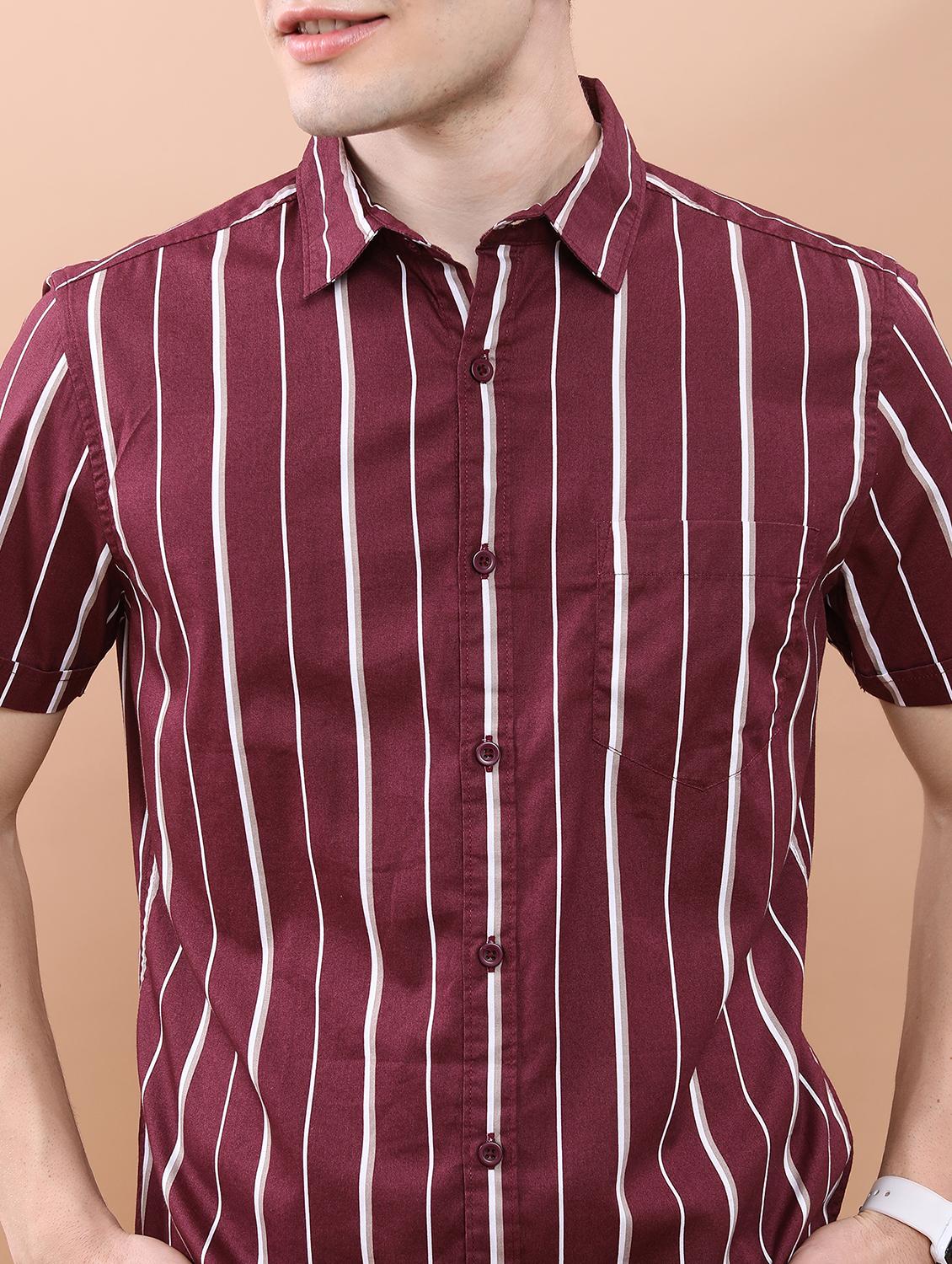 men striped casual shirt - 21488618 - Standard Image - 5