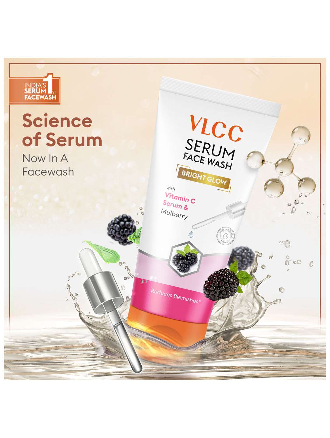 anti tan facial kit & bright glow serum facewash combo - 21489078 -  Standard Image - 5