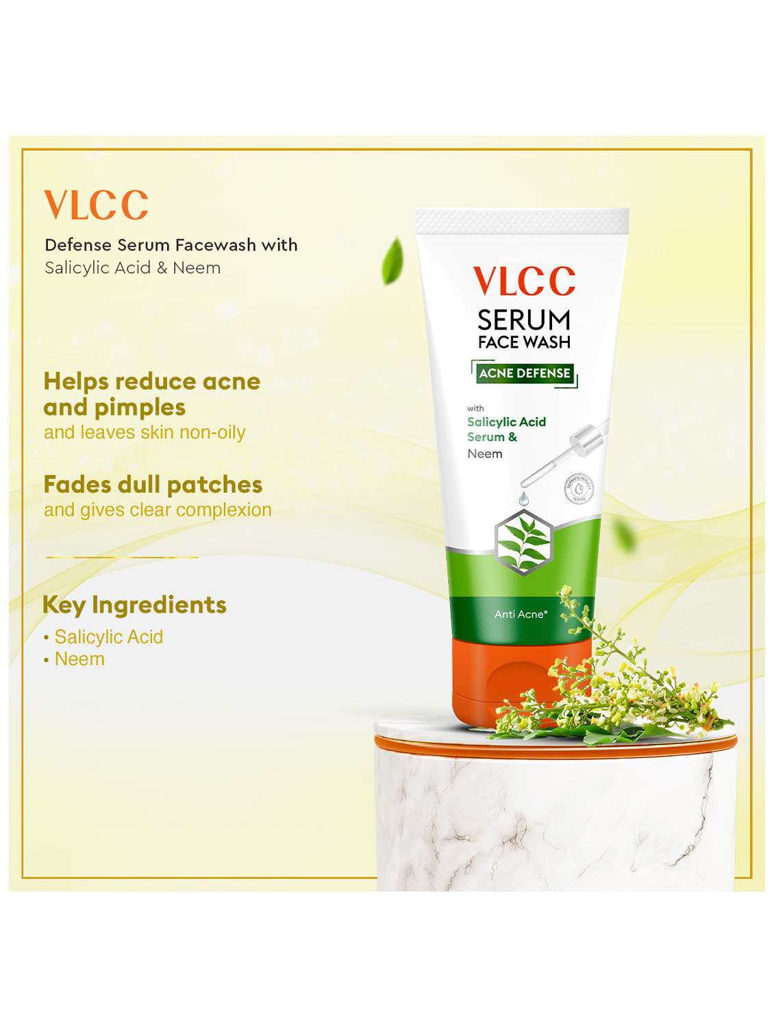 de tan spf 50 sunscreen gel crã¨me - spf 50 pa+++ & acne defense serum facewash with salicylic acid serum & neem combo - 21489082 -  Standard Image - 5