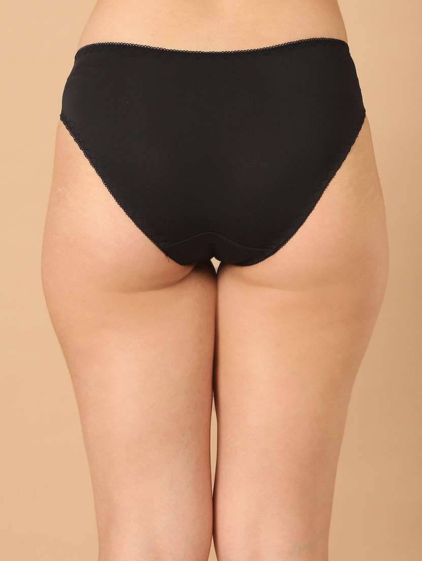 women solid lace bikini panty - 21489164 -  Standard Image - 3