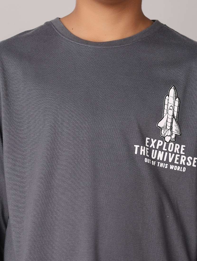 boys round neck graphic t-shirt - 21489436 - Standard Image - 5