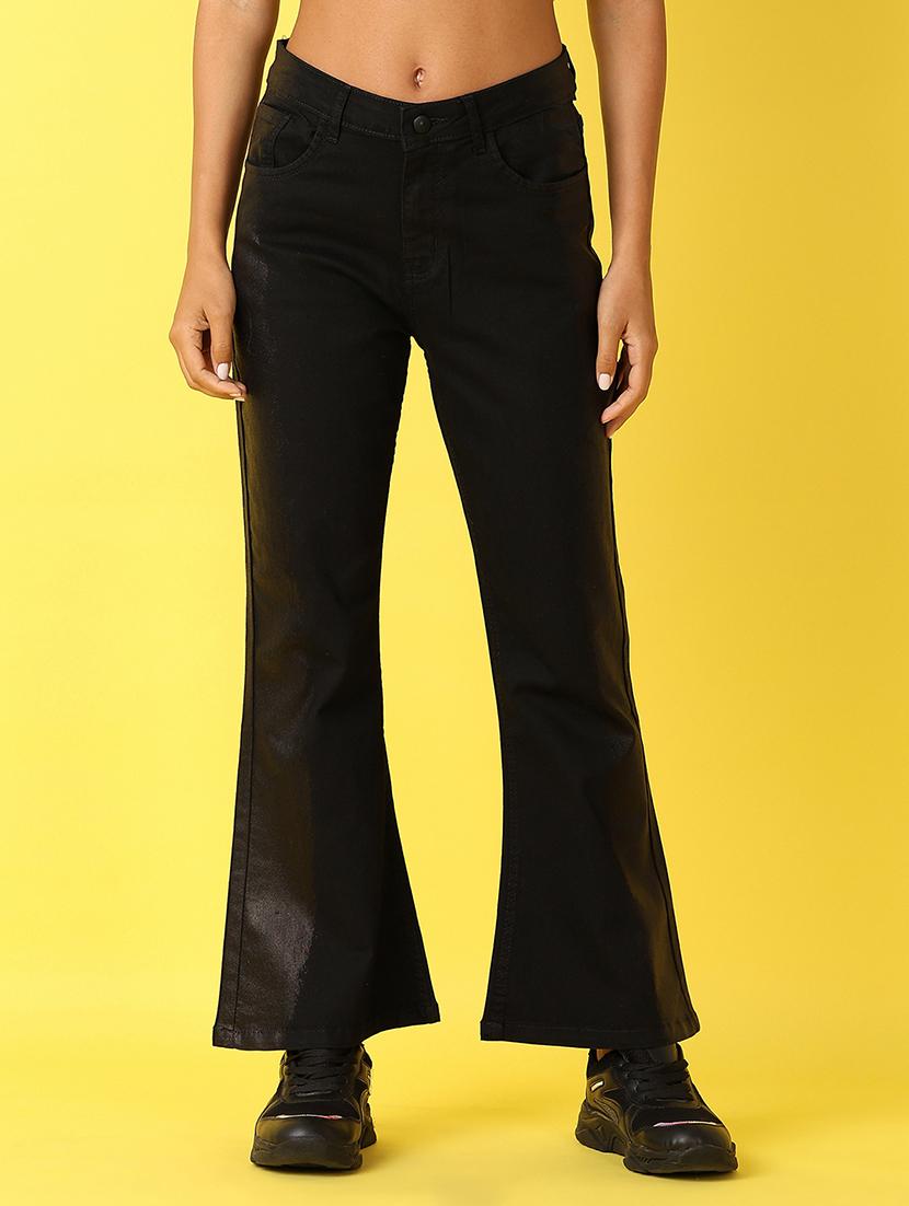 women solid mid rise bootcut jean - 21489440 - Zoom Image - 0