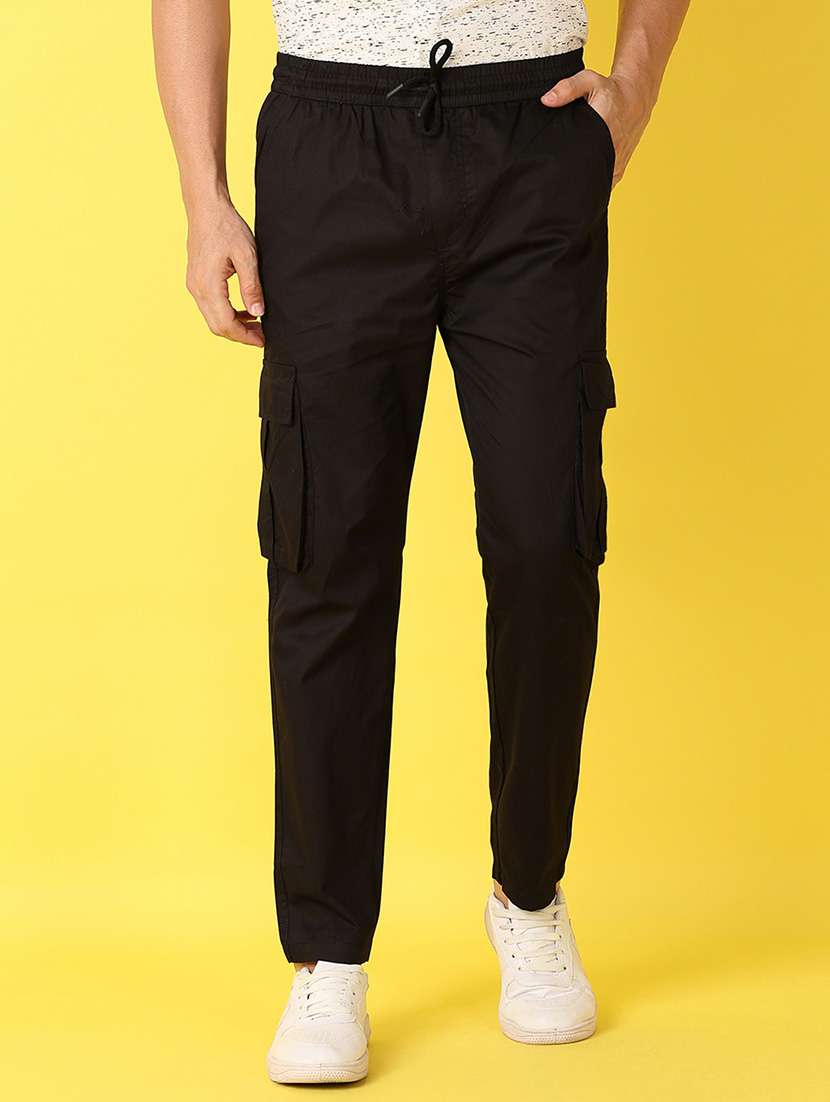 men solids mid rise cargos