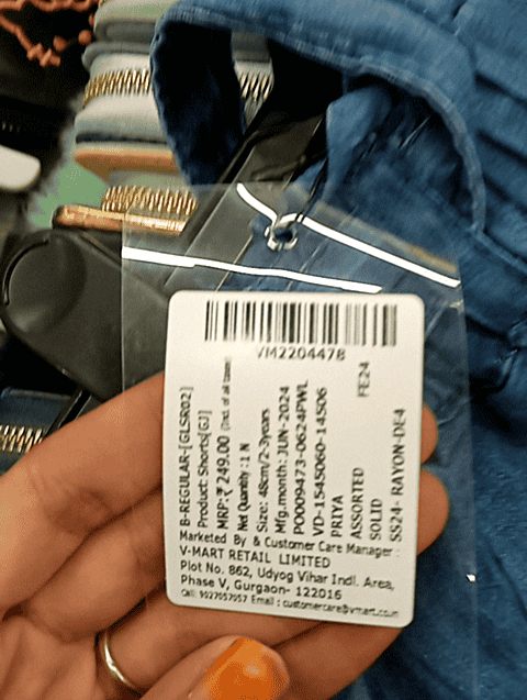 assorted denim shorts and threefourth - 21490106 -  Standard Image - 0