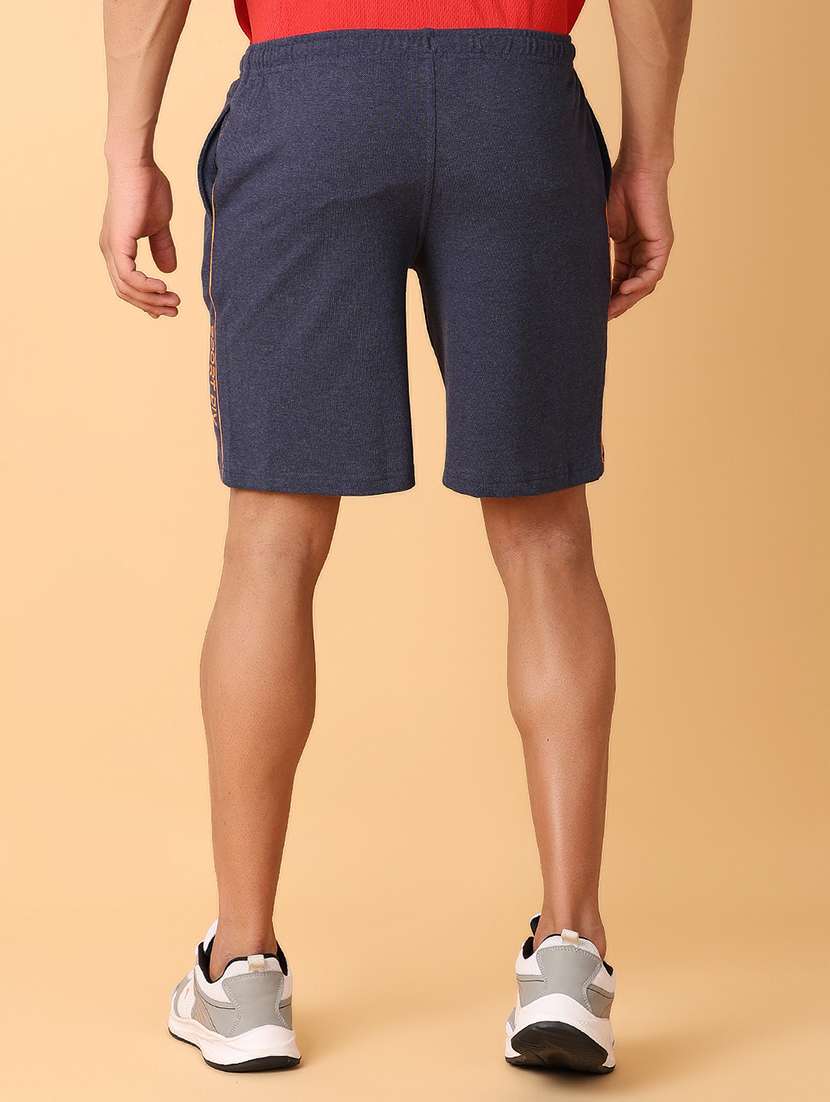 men navy blue solid shorts - 21490134 -  Standard Image - 3