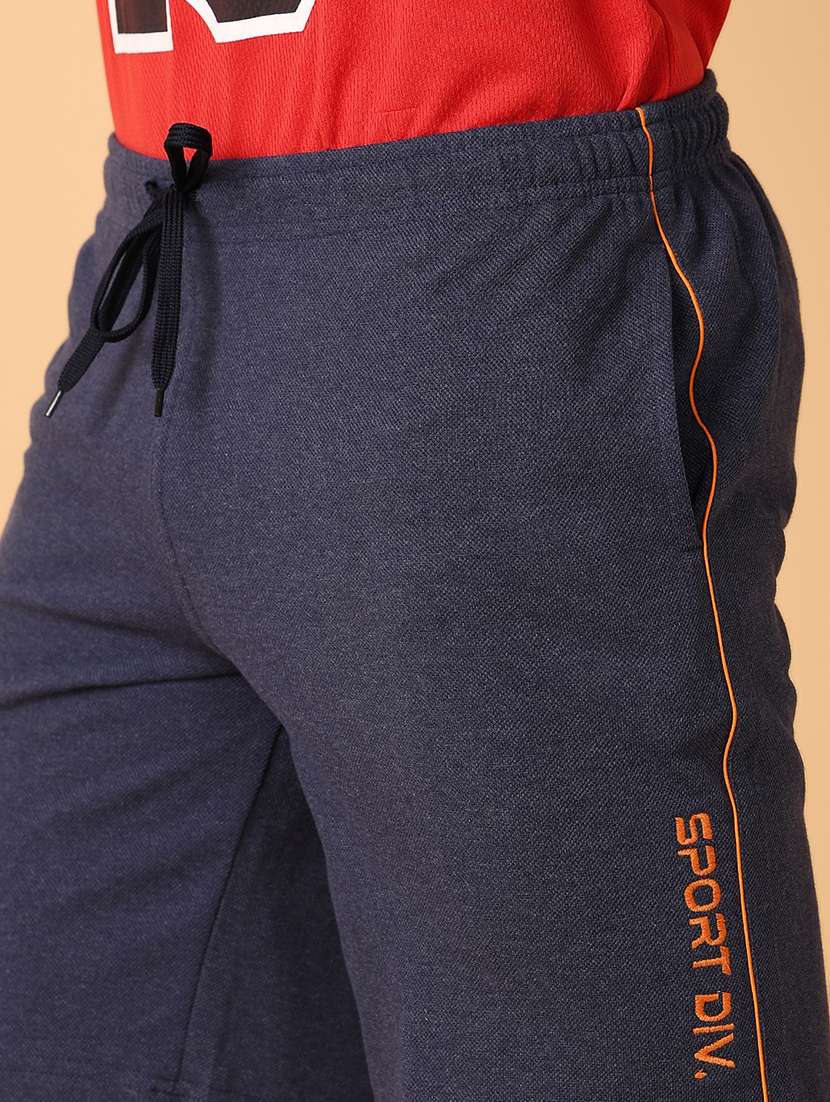 men navy blue solid shorts - 21490134 -  Standard Image - 5