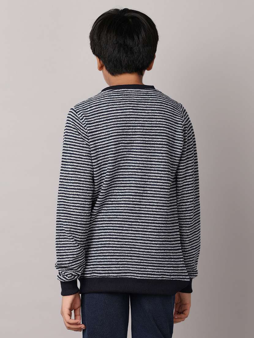boys long sleeves striped t-shirt - 21490151 - Standard Image - 3