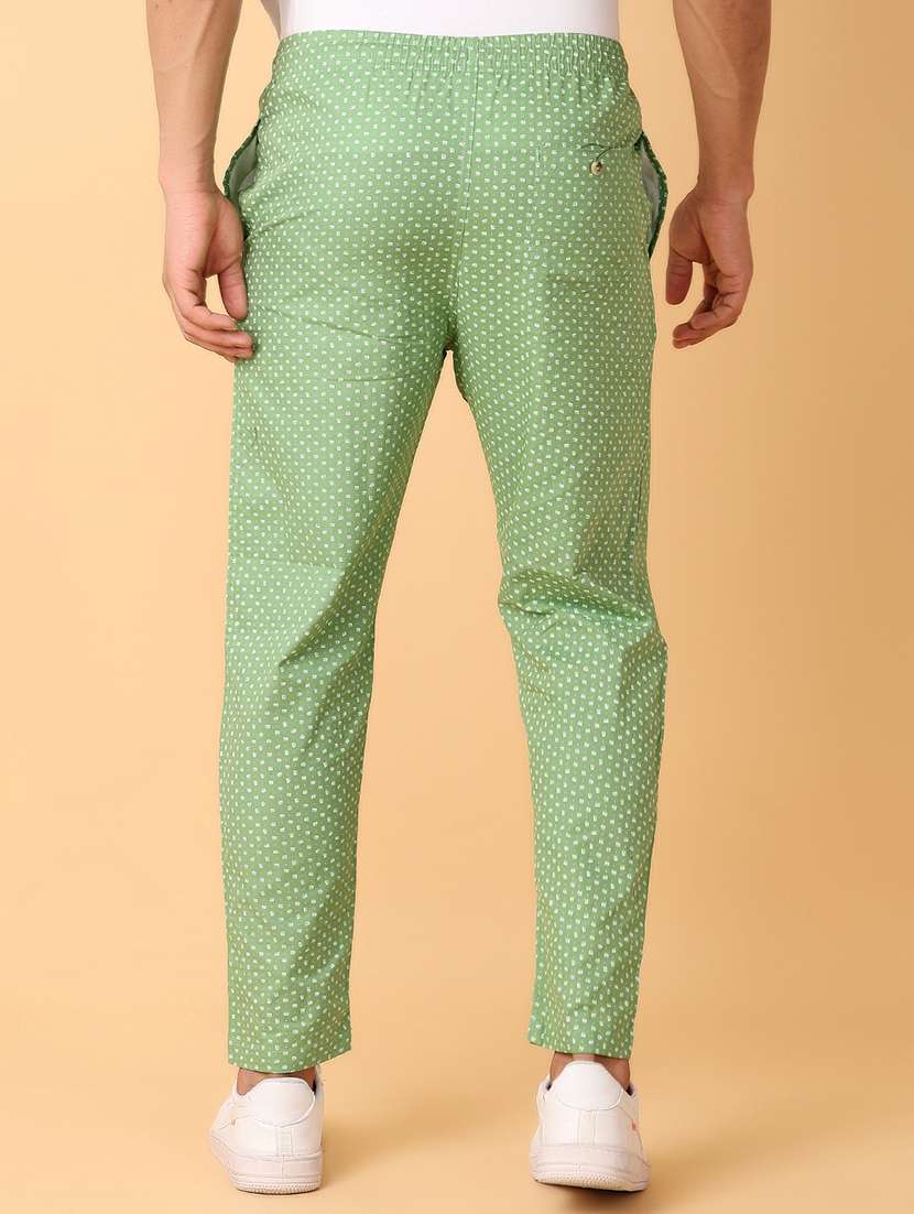 men green printed pyjama - 21490249 - Standard Image - 3