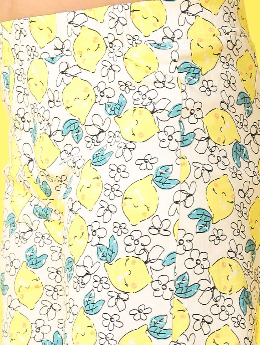 girls printed round neck shorts sets - 21490295 -  Standard Image - 5