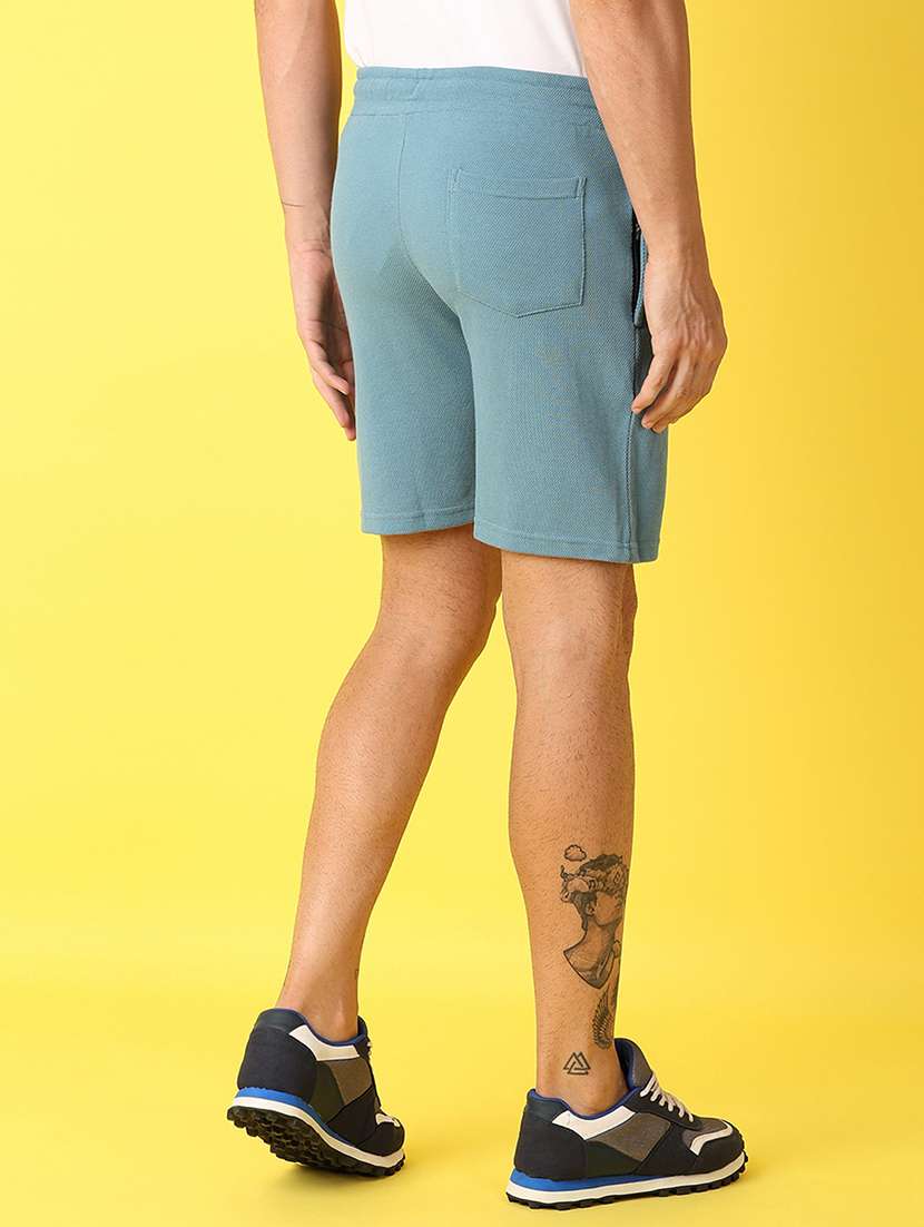 men ai aqua solid shorts - 21490300 -  Standard Image - 3