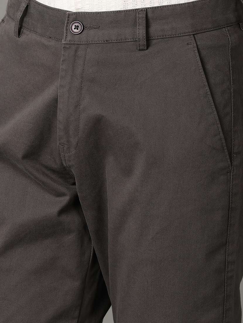 men solid chinos casual trouser - 21490444 -  Standard Image - 5