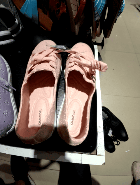 peach pvc casual shoes - 21490608 - Zoom Image - 0