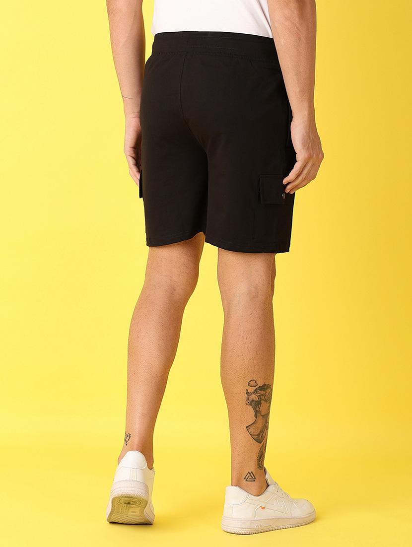 men solids mid rise shorts - 21490646 - Standard Image - 3