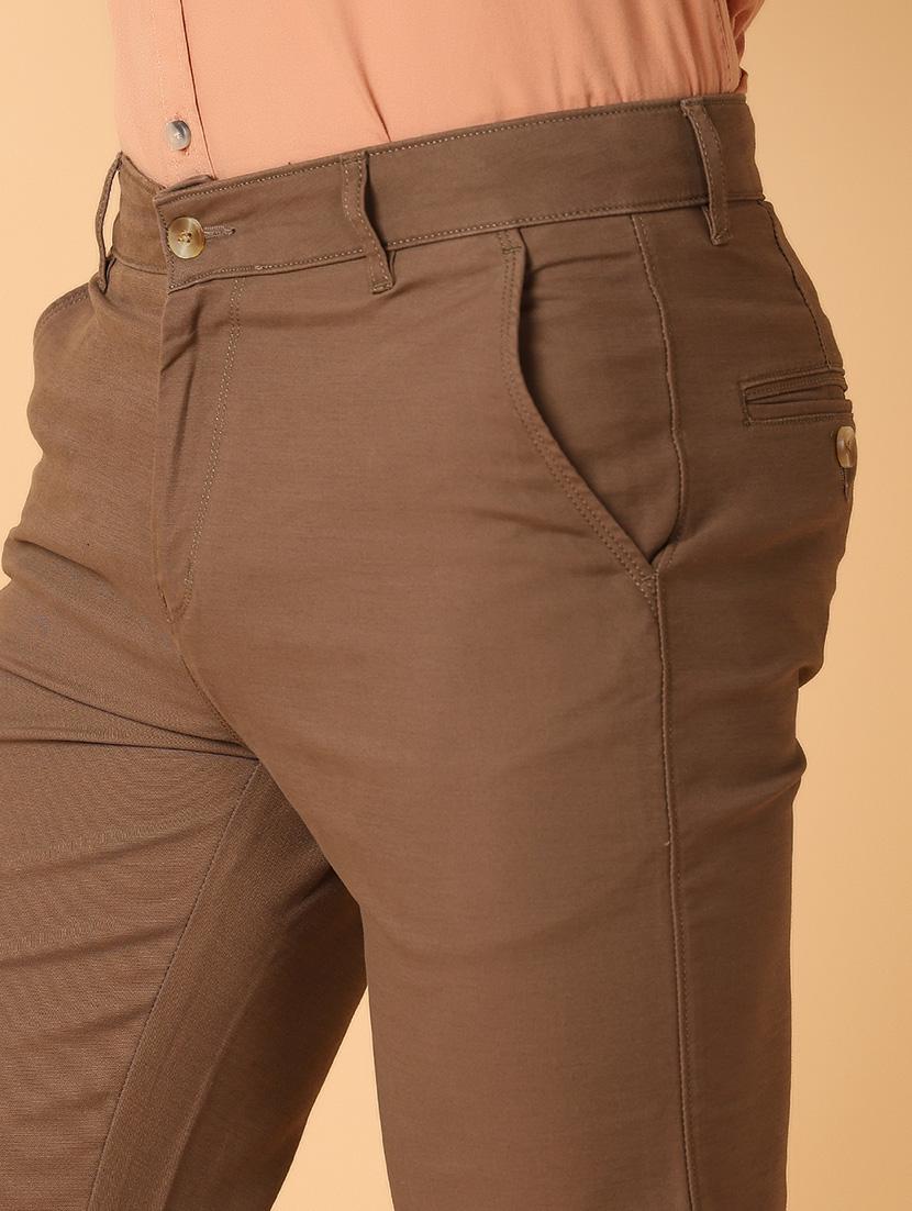 men solids chinos casual trouser - 21490862 - Standard Image - 5