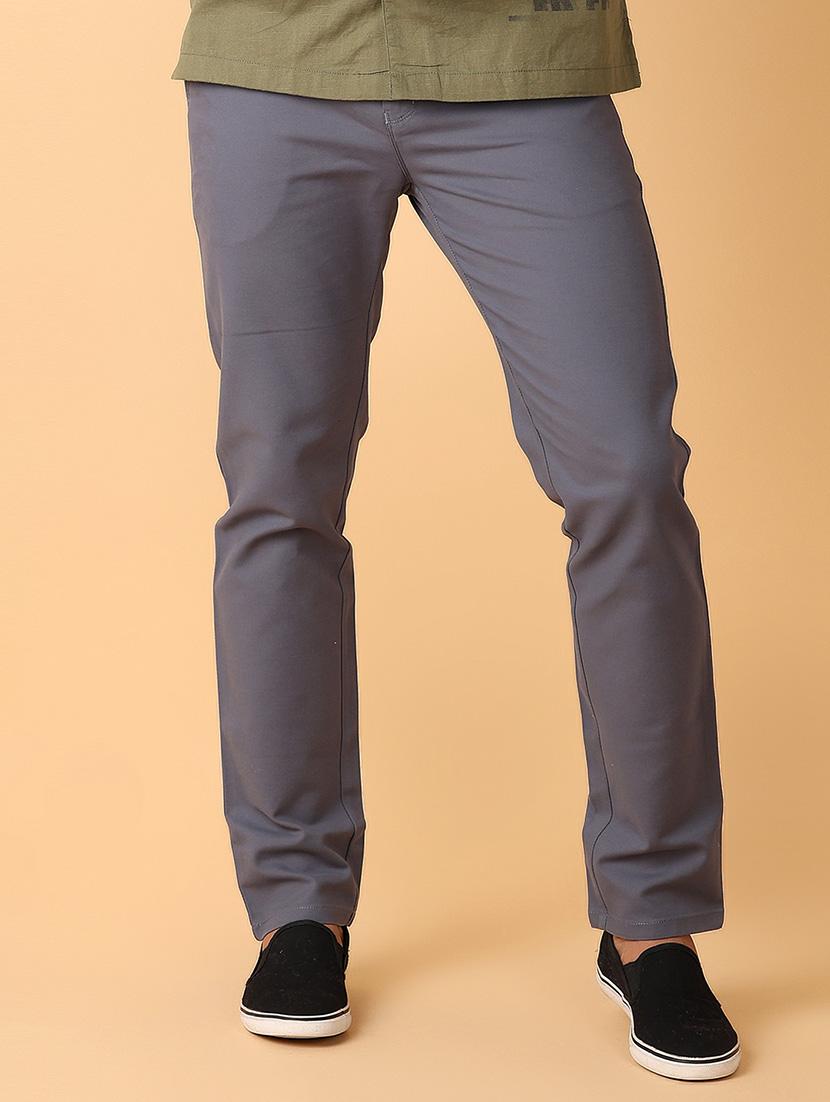men solids chinos casual trouser - 21490865 - Standard Image - 3