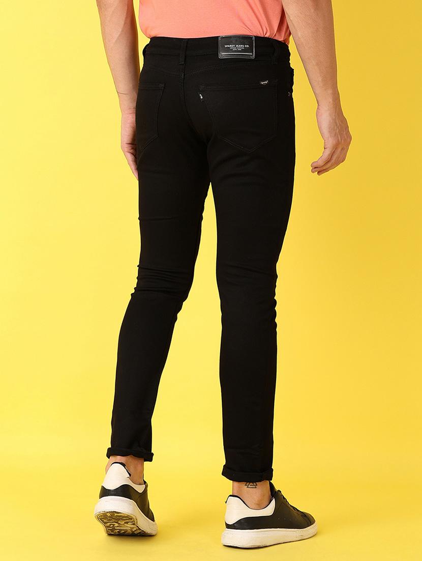 men mid rise plain jeans - 21490868 - Standard Image - 3