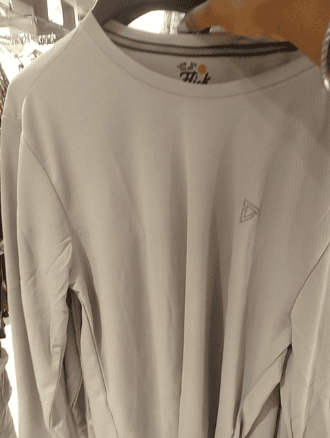 light grey polyester tshirt - 21491102 - Zoom Image - 0
