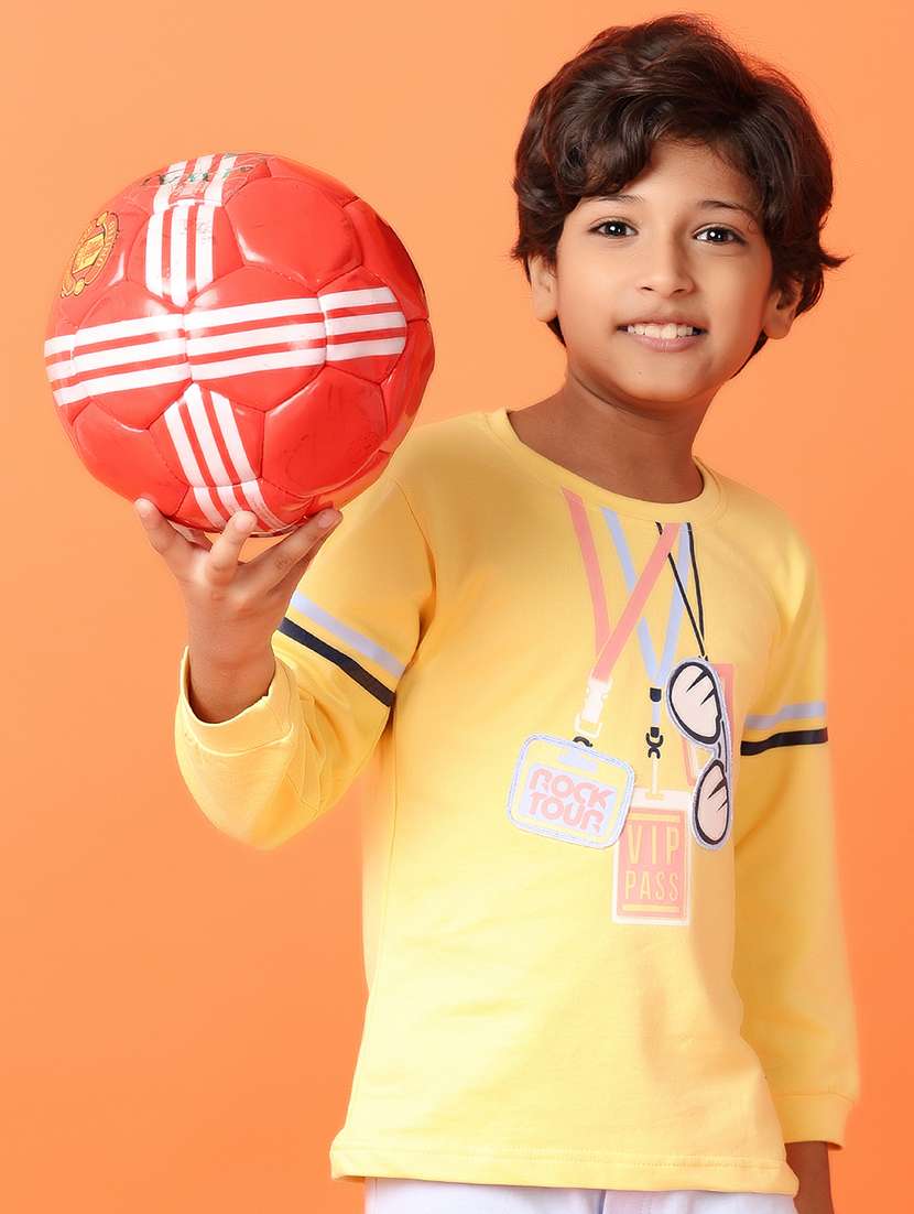 boys printed casual wear full length set - 21491111 -  Standard Image - 3