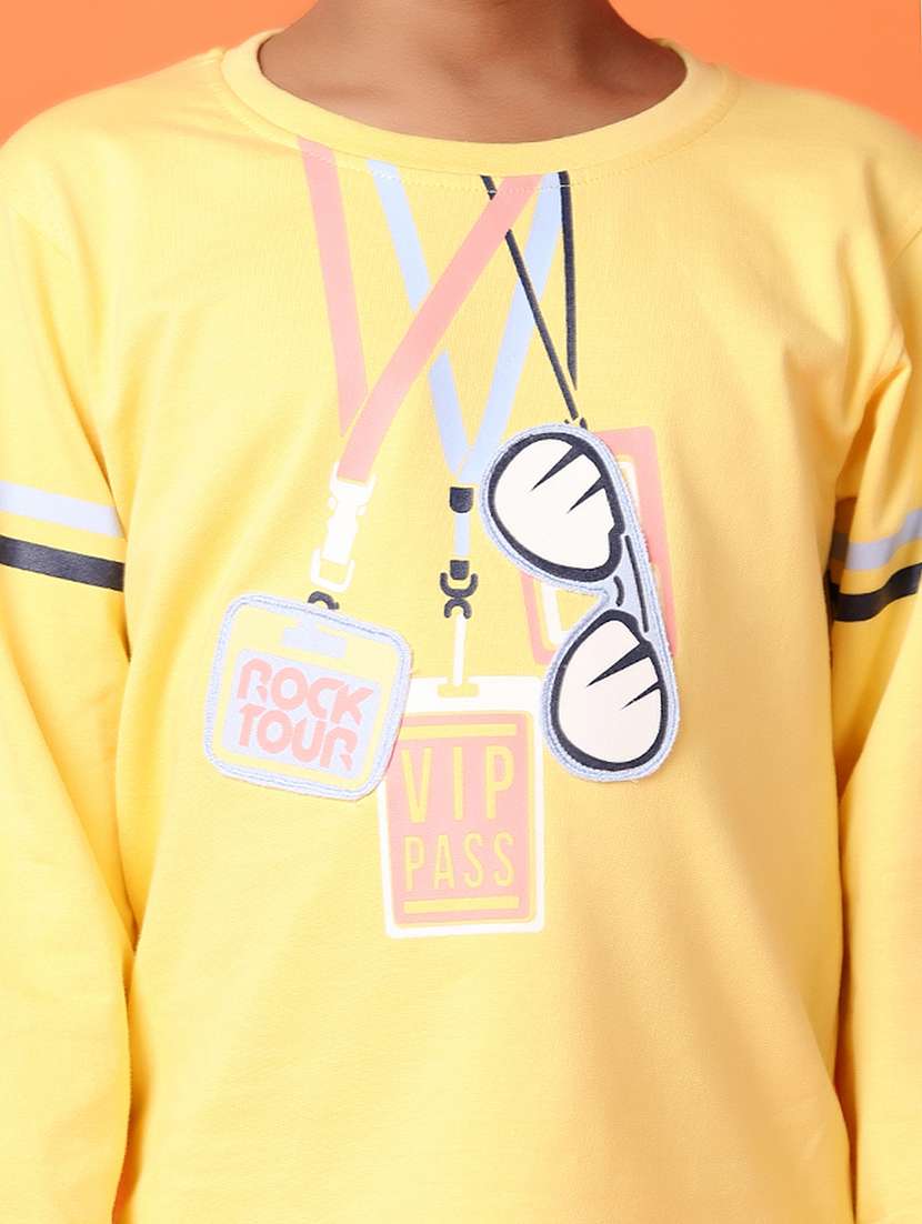 boys printed casual wear full length set - 21491111 -  Standard Image - 5