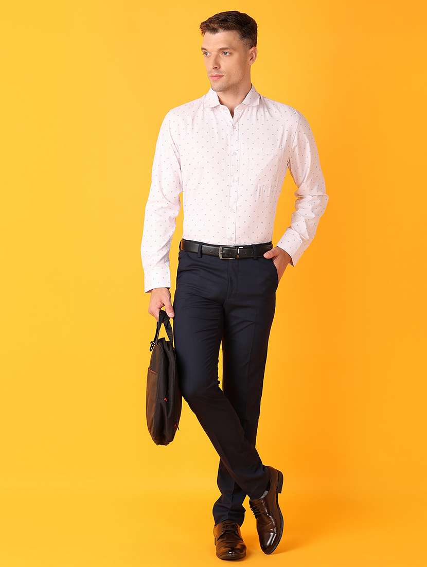 men rosewater cotton formal shirt - 21491122 -  Standard Image - 3