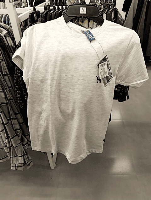 light grey cotton single jersey tshirt - 21491196 - Zoom Image - 0