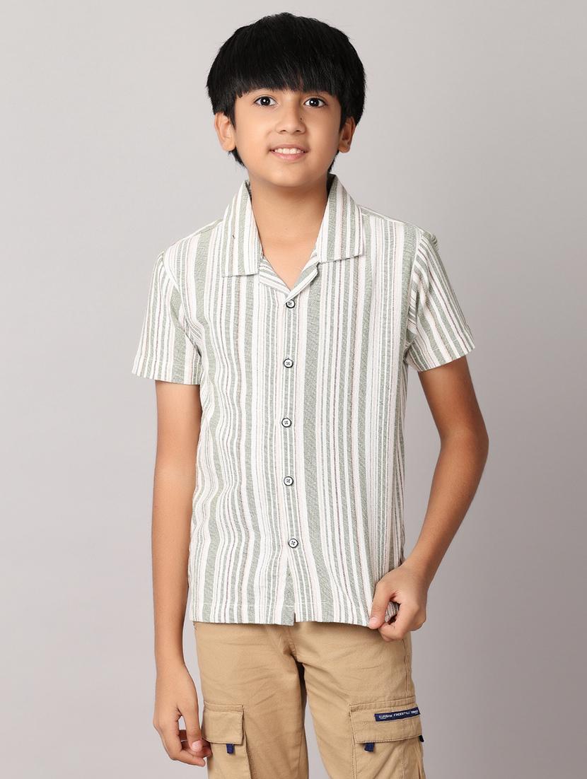 boys white cotton shirt