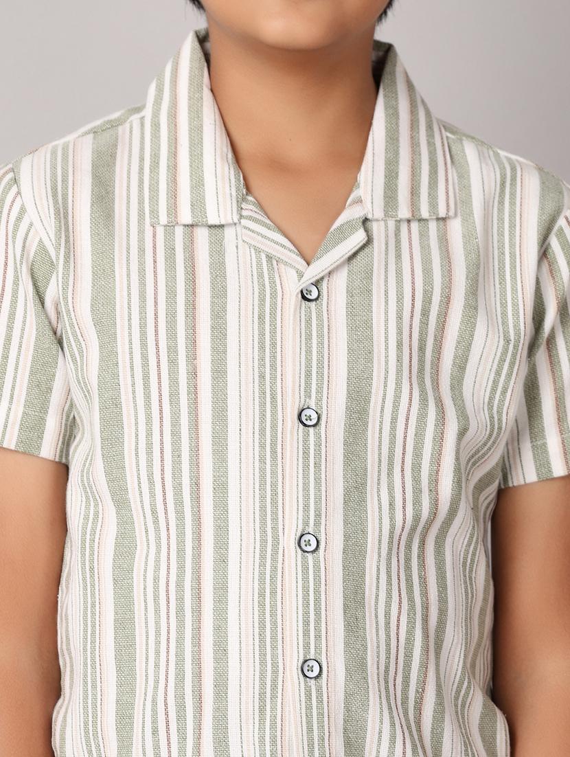 boys white cotton shirt - 21491221 - Standard Image - 5