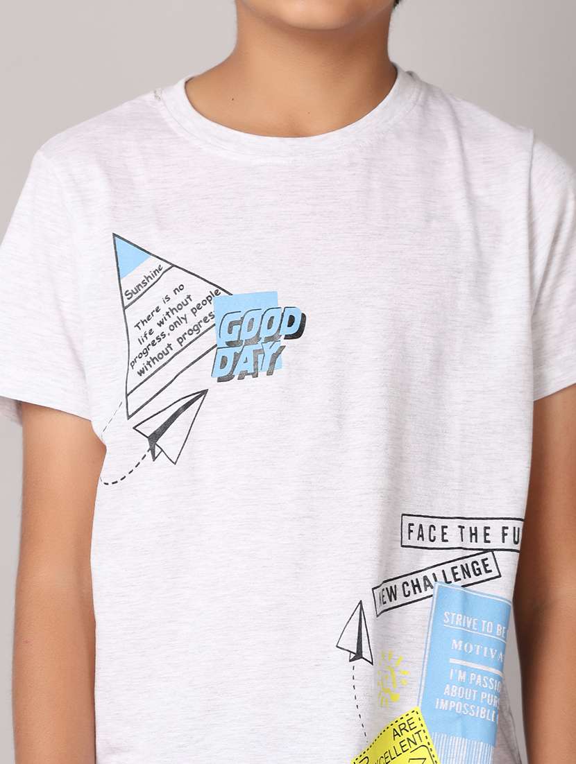 boys round neck graphic t-shirt - 21491224 -  Standard Image - 5