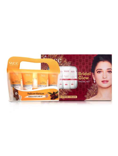 bridal glow facial & pedicure manicure kit - 21491225 - Standard Image - 0
