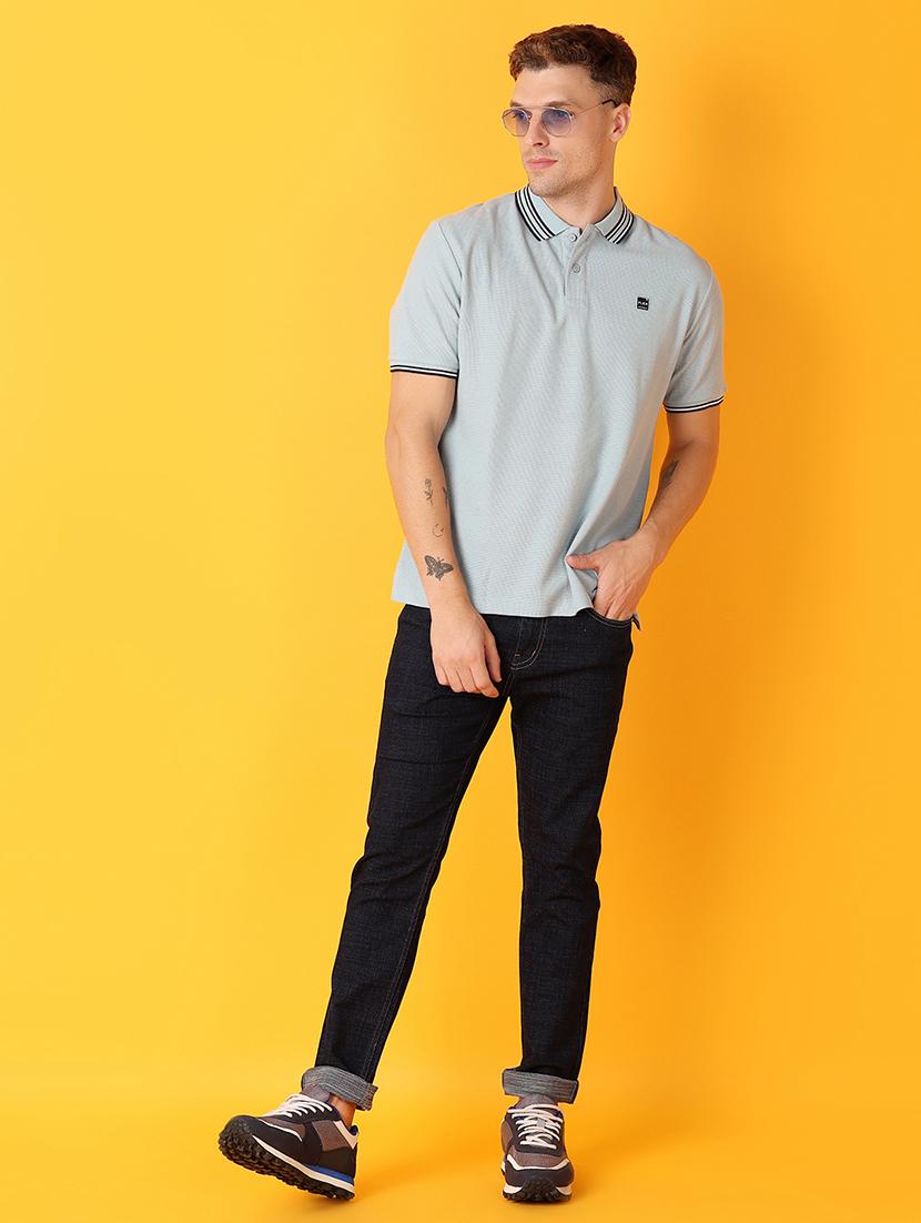 men short sleeve solid polo t-shirt - 21491312 - Standard Image - 3