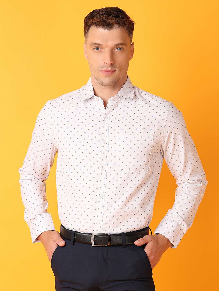 men white cotton formal shirt