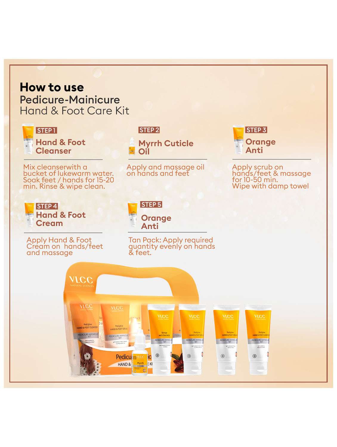 anti tan single facial kit & pedicure manicure kit - 21491438 -  Standard Image - 5