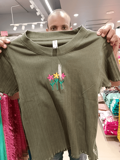 assorted rib tshirt - 21491497 - Zoom Image - 0
