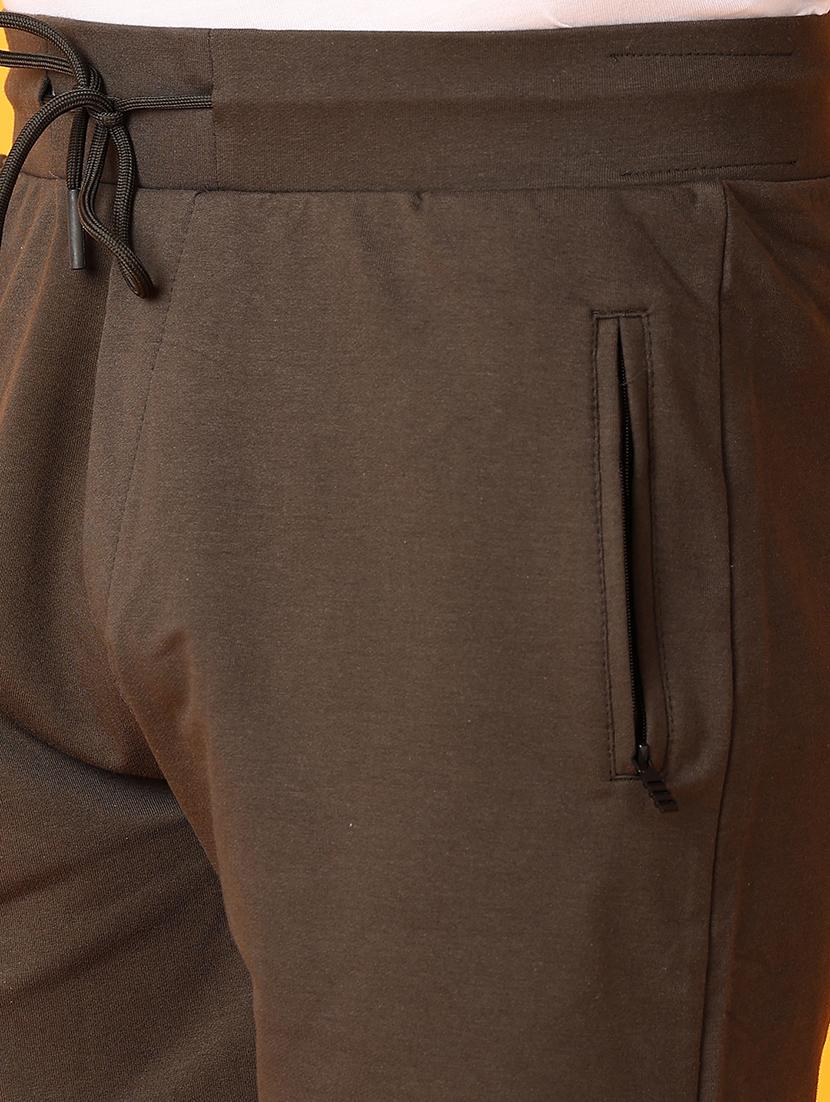 men olive cotton shorts - 21491585 - Standard Image - 5