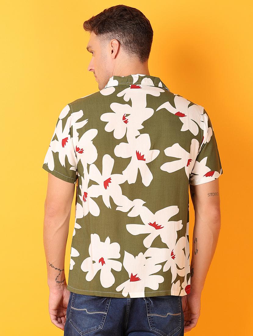 men collared printed casual shirt - 21491606 - Standard Image - 3
