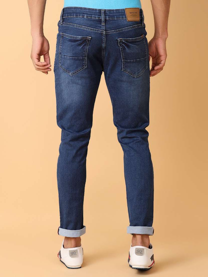 men mid rise plain jeans - 21491608 -  Standard Image - 3