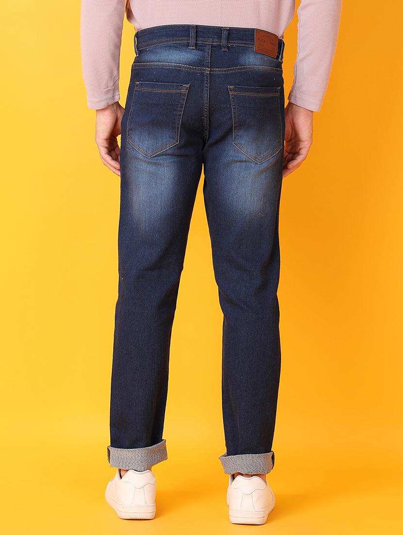 men blue plain jean - 21491796 - Standard Image - 3