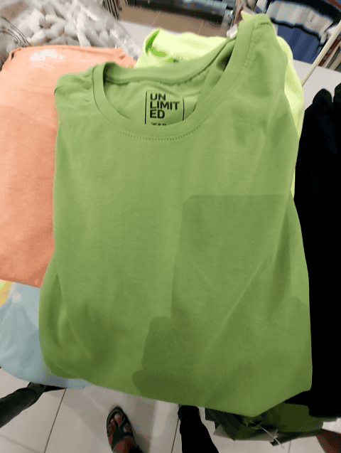 green poly cotton tshirt - 21491822 - Zoom Image - 0