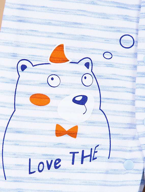 kids long sleeves printed romper - 21491871 -  Standard Image - 3