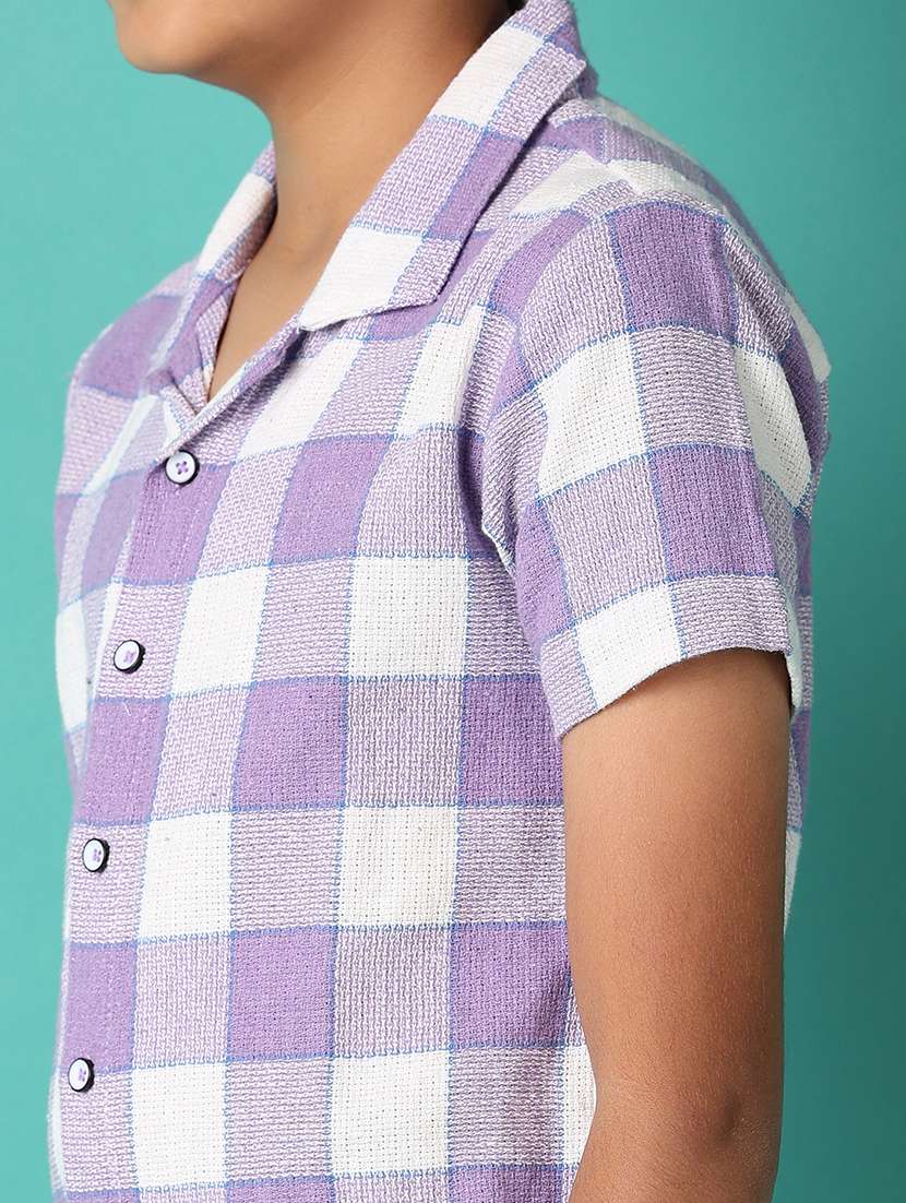 boys checked printed collared shirt - 21491883 -  Standard Image - 5