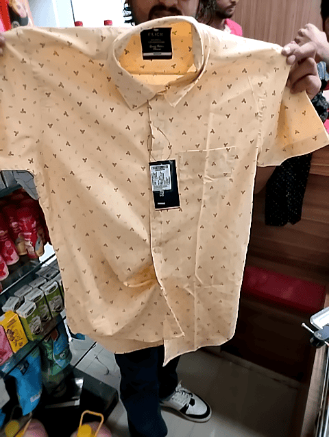 assorted dobby casual shirt - 21491889 - Zoom Image - 0