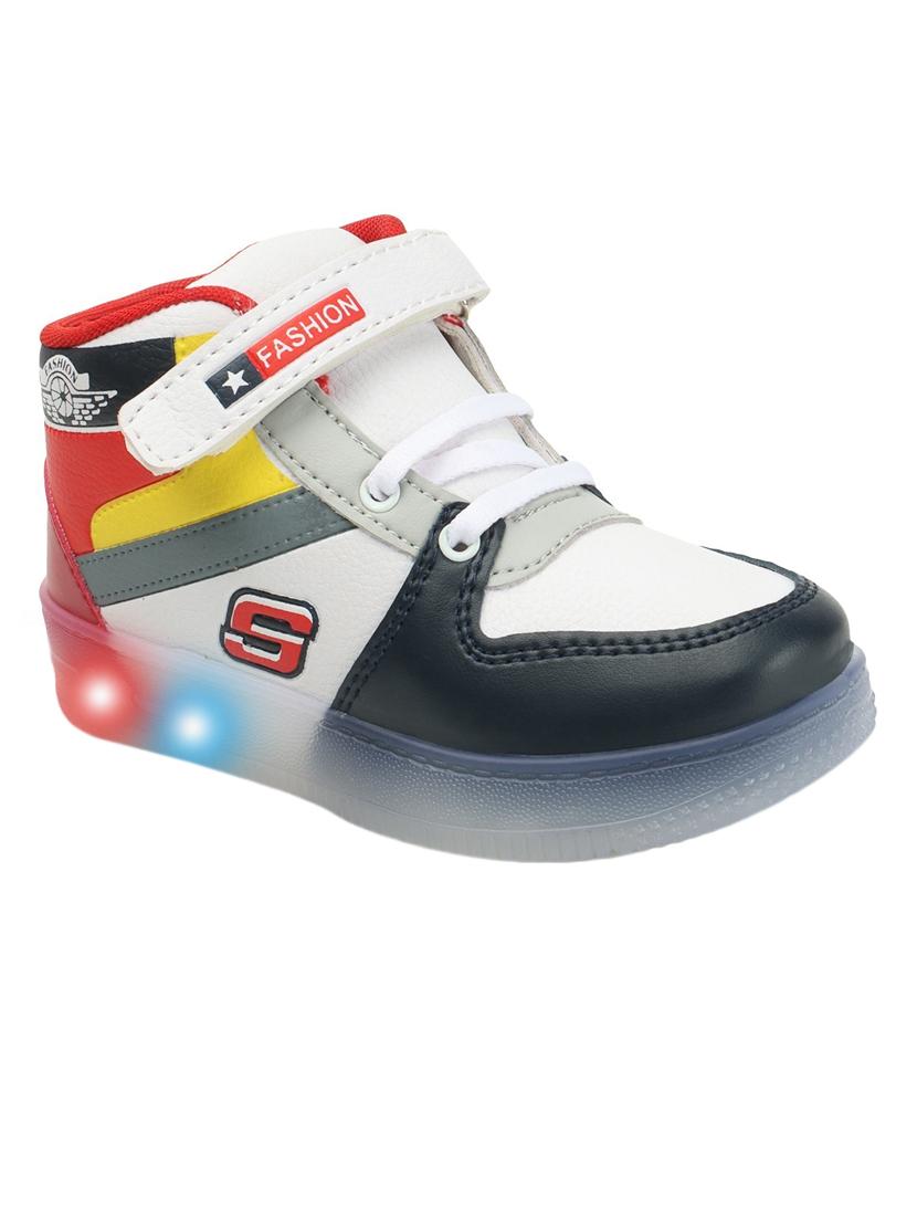 kids white synthetic sneakers - 21491994 -  Zoom Image - 0