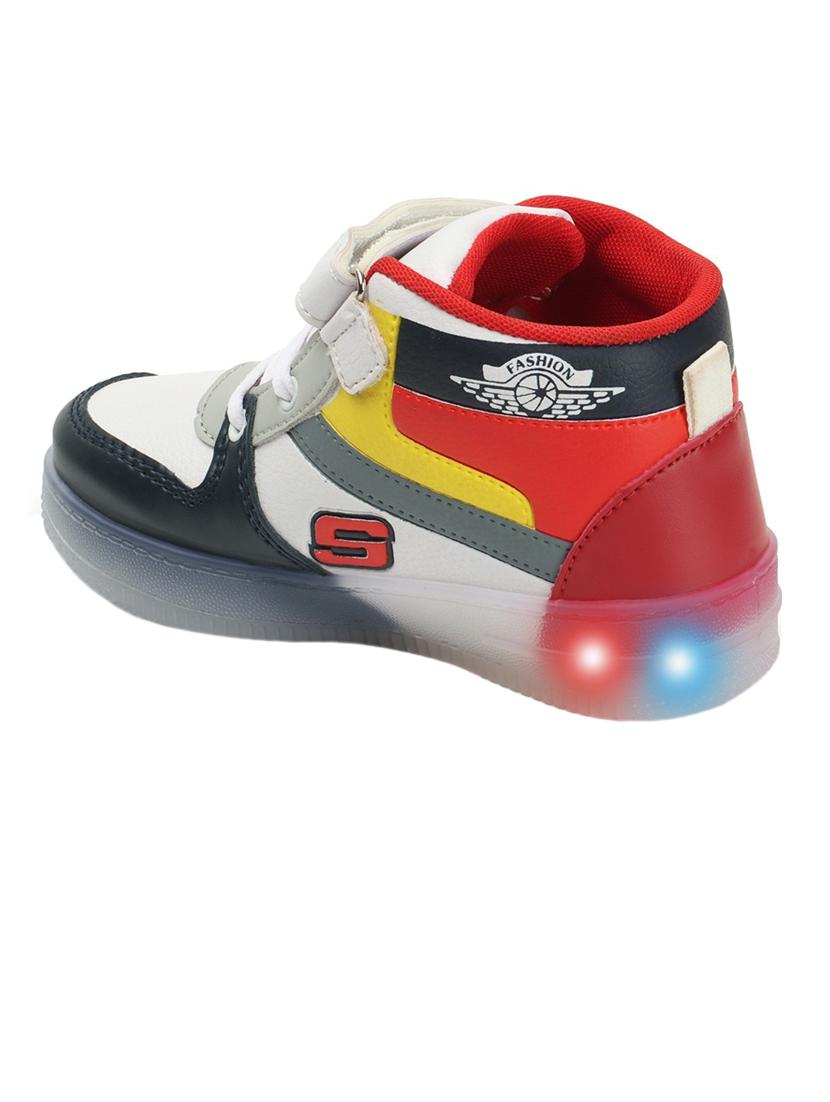 kids white synthetic sneakers - 21491994 - Standard Image - 3