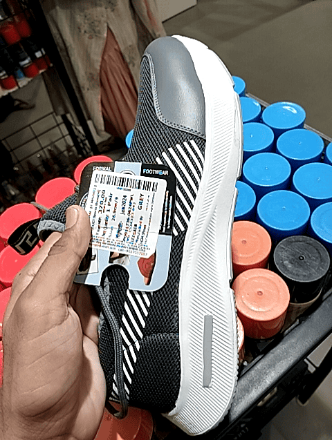 grey mesh sports shoes - 21492039 -  Standard Image - 0